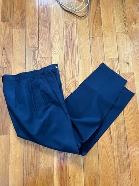 Elegant Navy Women's Dress Pants